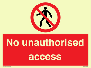 No unauthorised access